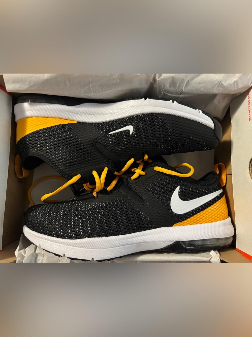 Pittsburgh Steelers Nike Air Max Typha 2 NFL  AR0515 017 US Size 12